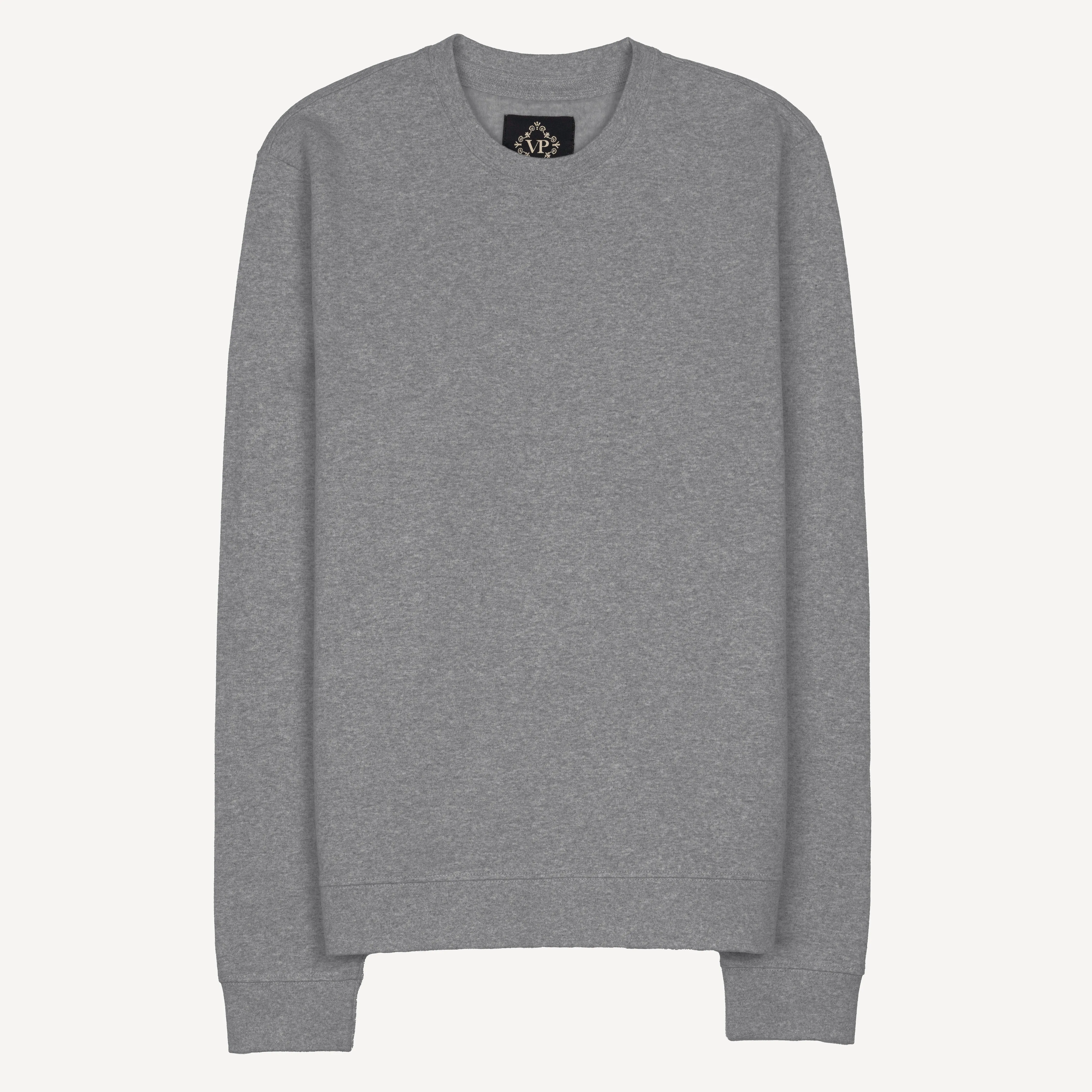 Retro Classic Crew Sweatshirt - Heather Grey