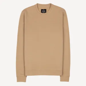 Retro Classic Crew Sweatshirt - Tan