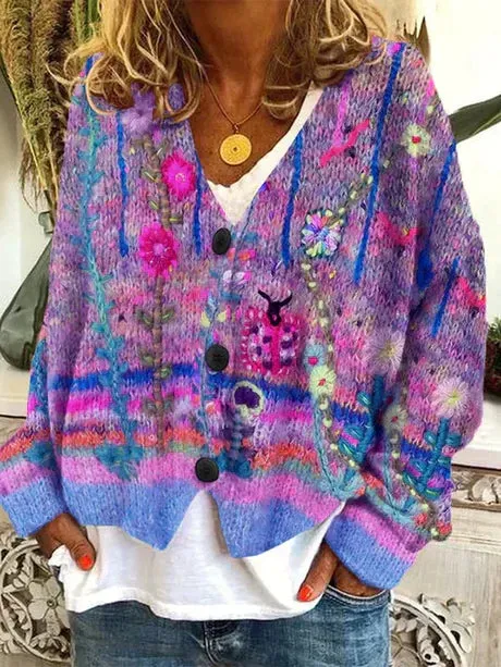 Retro Women's Cardigan by Octani