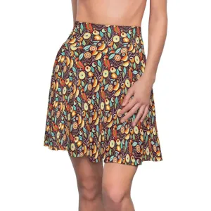 Rock your Style Women’s Skater Skirt with Birds Pattern