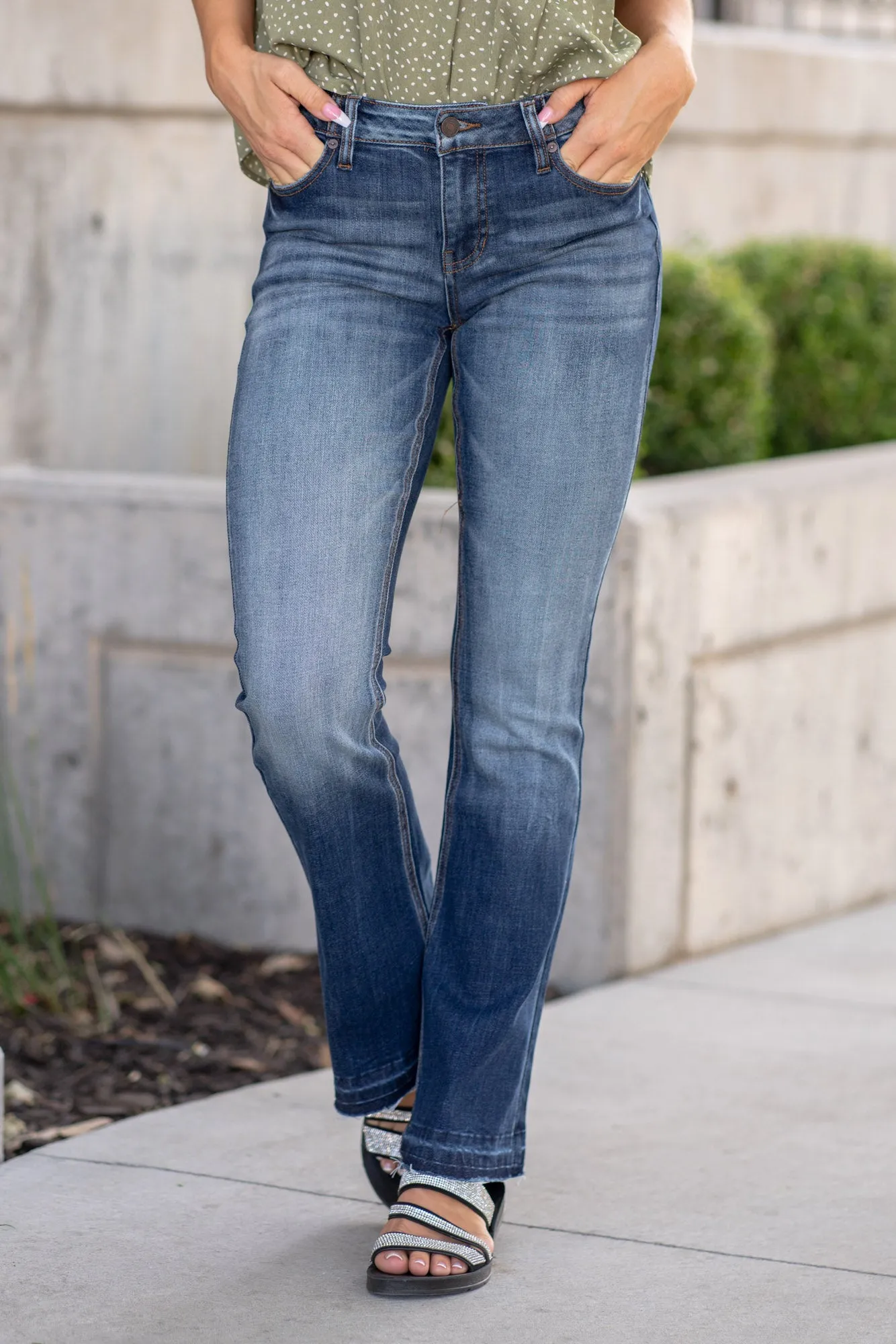 Rowan Mid Rise Flare Jeans