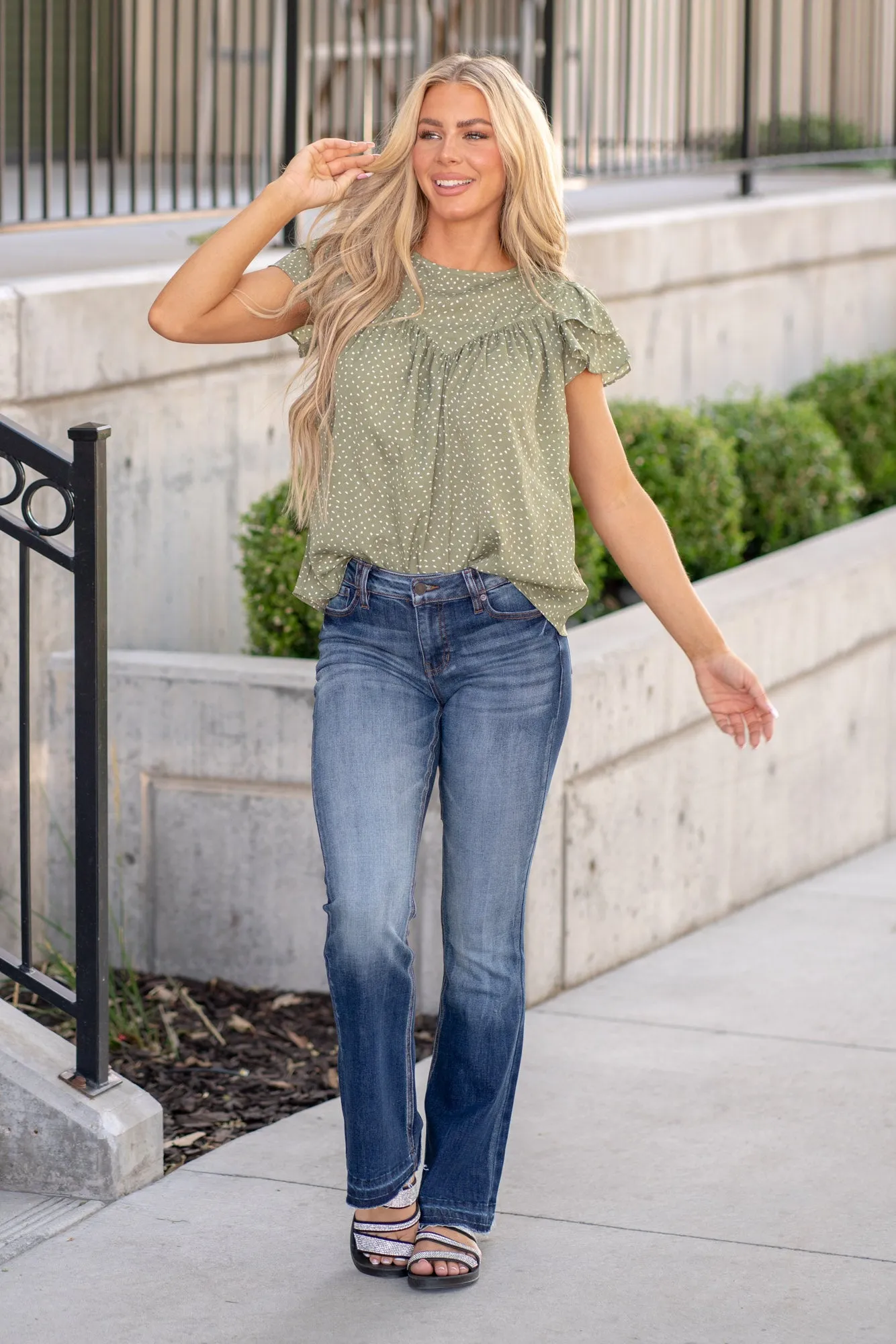 Rowan Mid Rise Flare Jeans