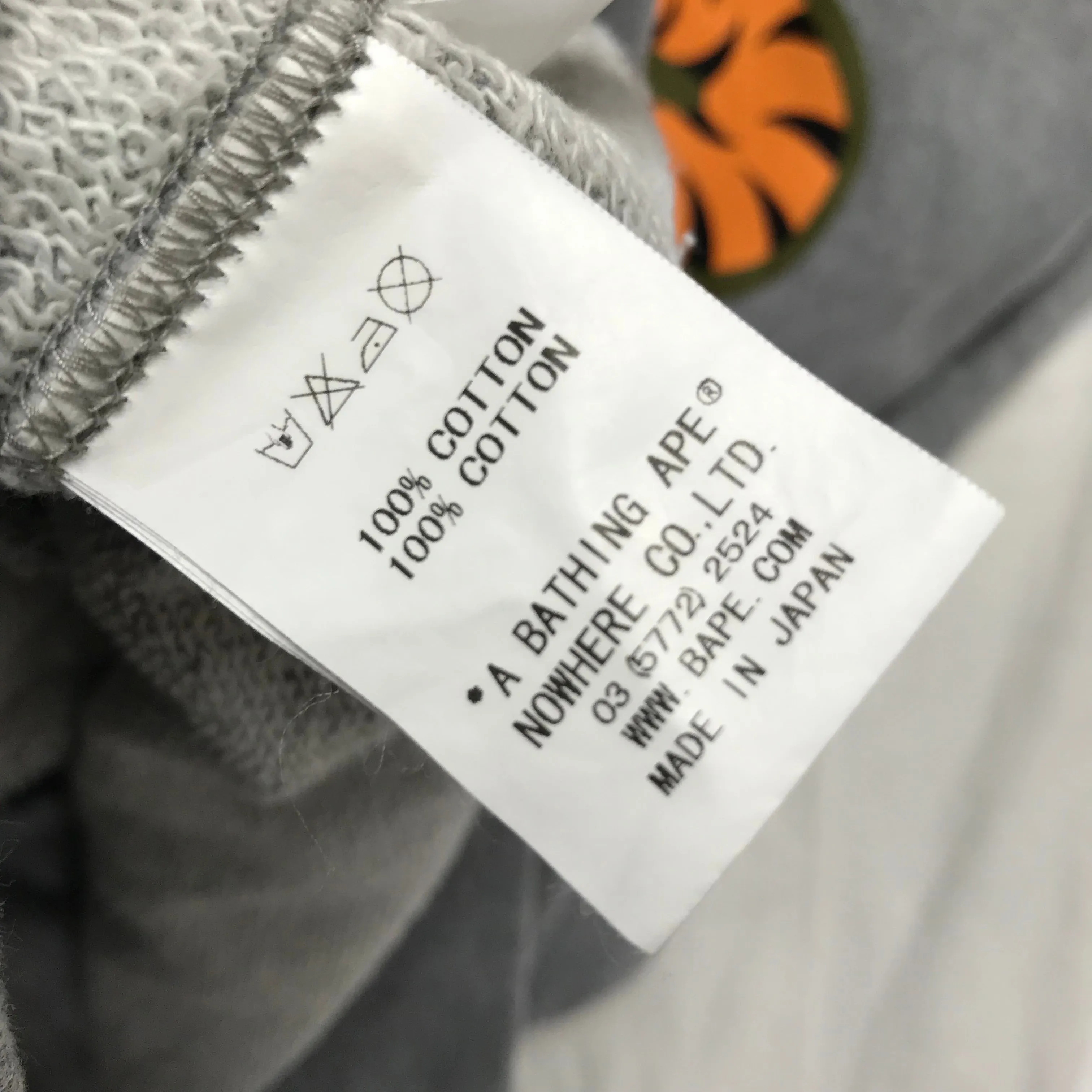 [S] A Bathing Ape Bape WGM Shark Sweatshirt Stadium Jacket Grey