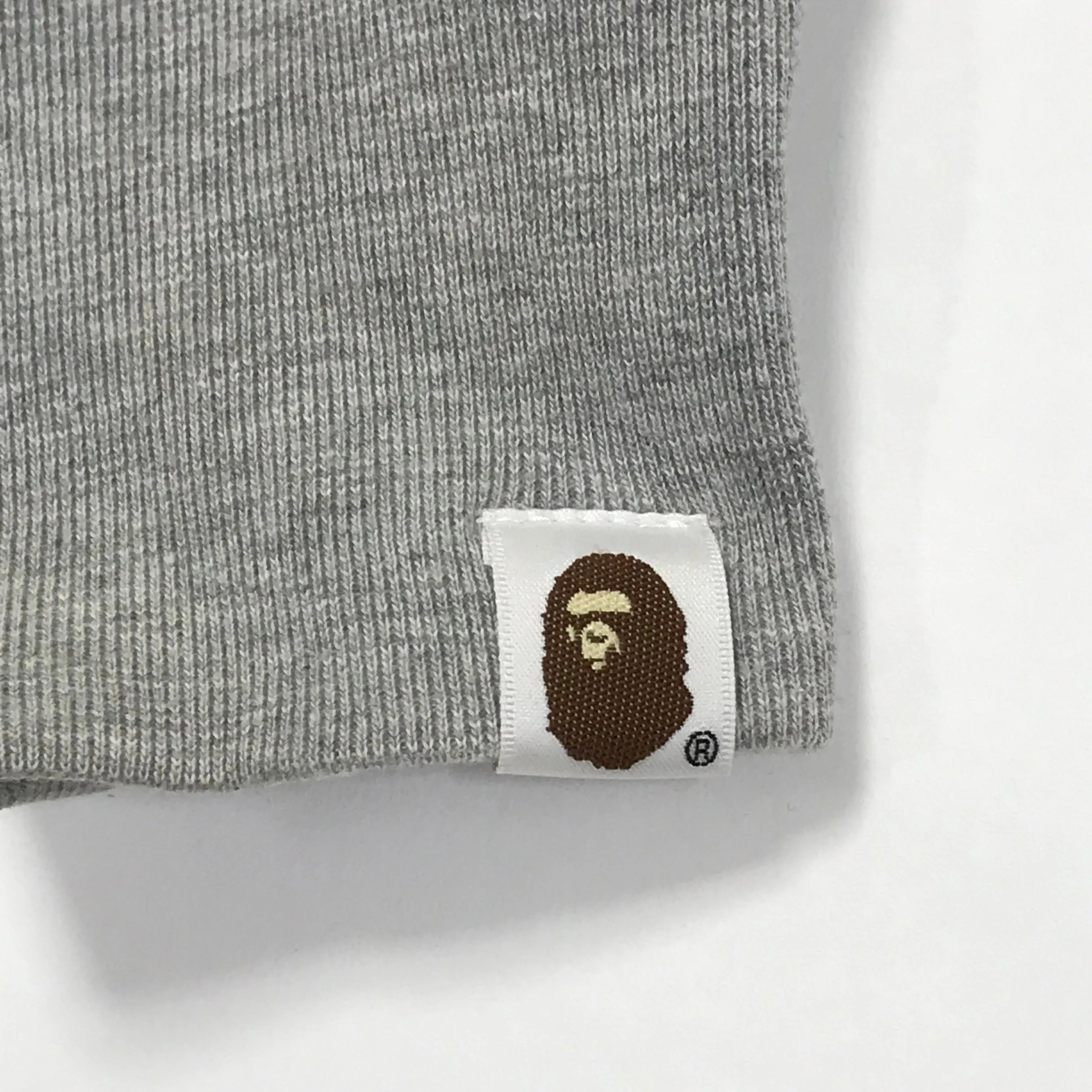 [S] A Bathing Ape Bape x Mario Full Zip Hoodie Grey