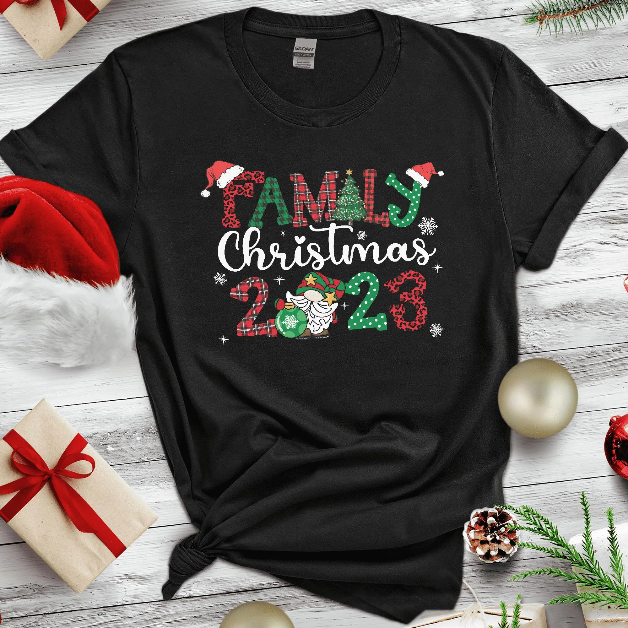 Sandjest Christmas Funny T-Shirt Gifts for Couple Husband Wife Girlfriend Boyfriend