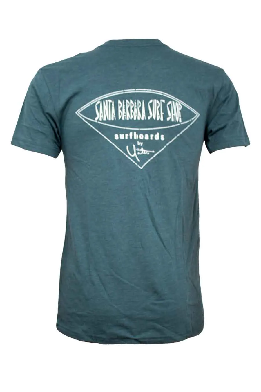 Santa Barbara Surf Shop Distressed Logo Short Sleeve T-Shirt