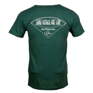 Santa Barbara Surf Shop Distressed Logo Short Sleeve T-Shirt