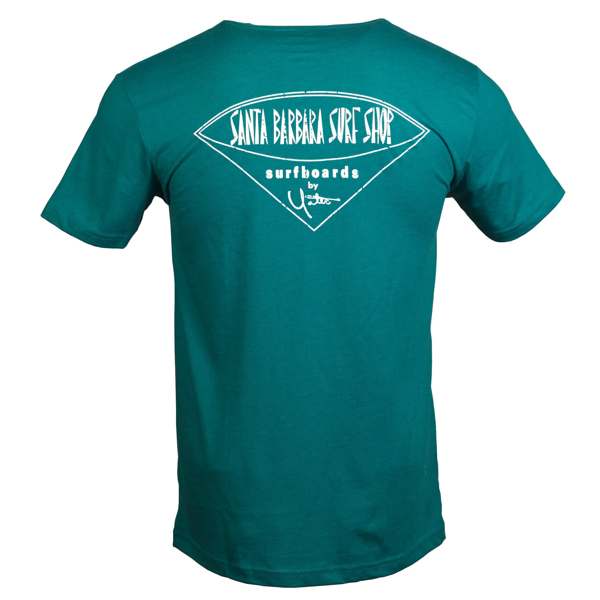 Santa Barbara Surf Shop Distressed Logo Short Sleeve T-Shirt
