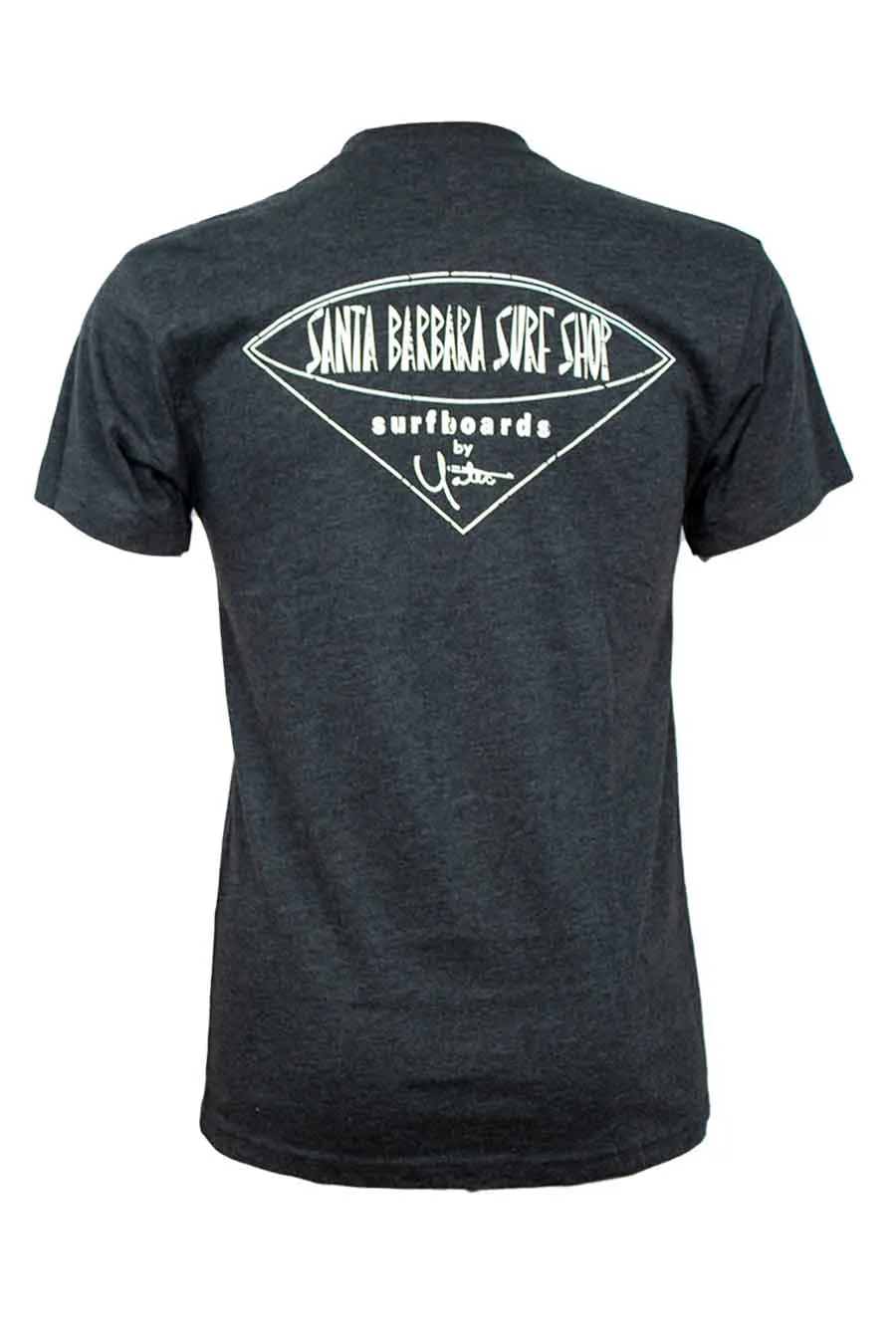 Santa Barbara Surf Shop Distressed Logo Short Sleeve T-Shirt