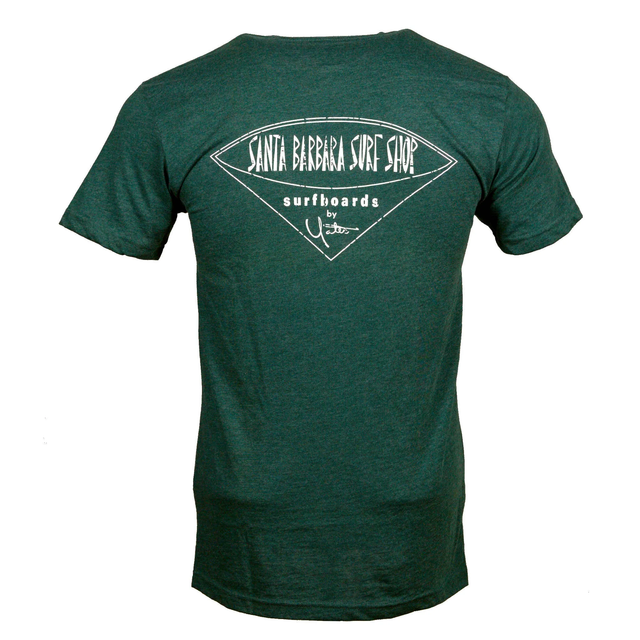 Santa Barbara Surf Shop Distressed Logo Short Sleeve T-Shirt