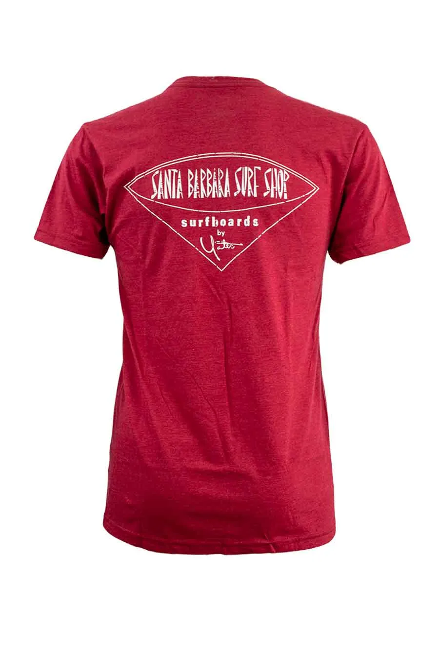 Santa Barbara Surf Shop Distressed Logo Short Sleeve T-Shirt