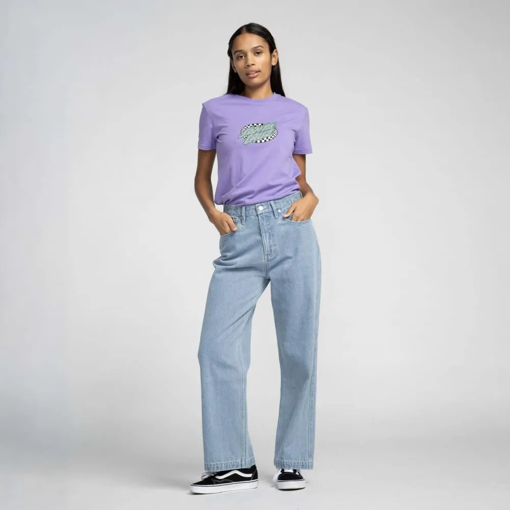Santa Cruz Womens Pant Classic Baggy Jeans - Bleach Blue