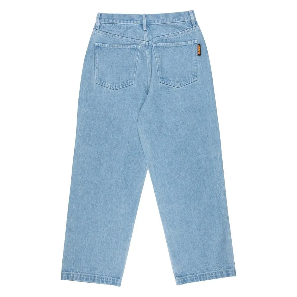 Santa Cruz Womens Pant Classic Baggy Jeans - Bleach Blue