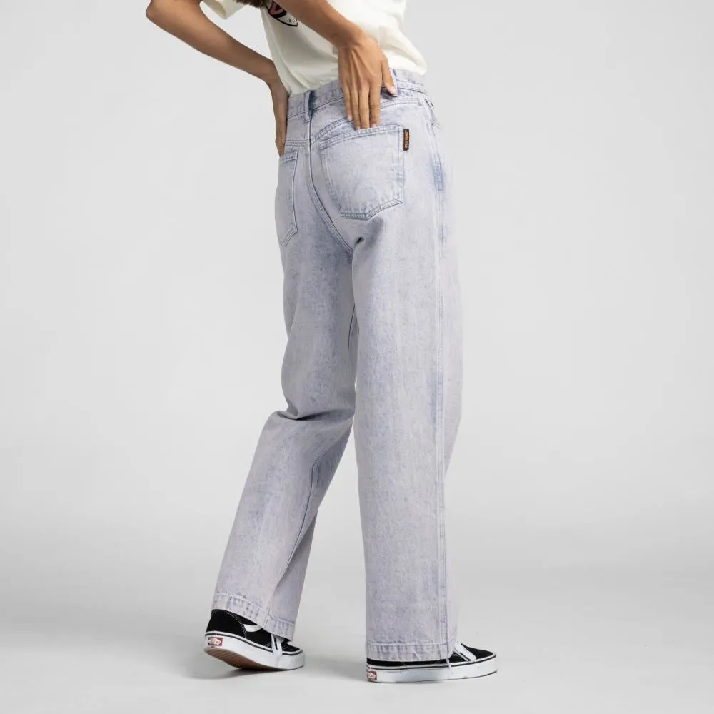 Santa Cruz Womens Pant Classic Baggy Jeans - Rose Quartz Tint