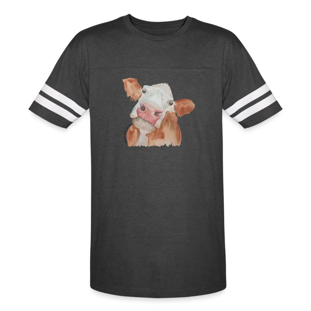 Sassy Cow Vintage Sport T-Shirt