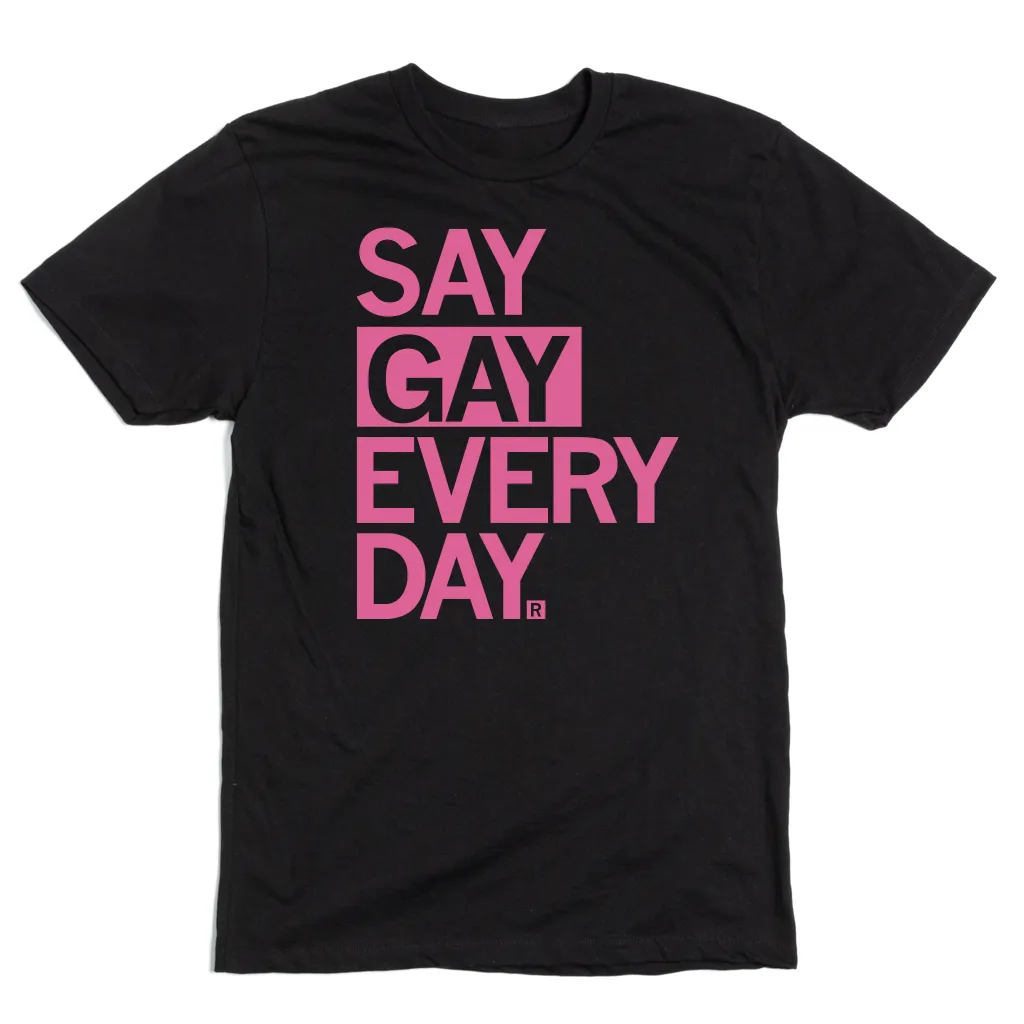 Say Gay Every Day Black