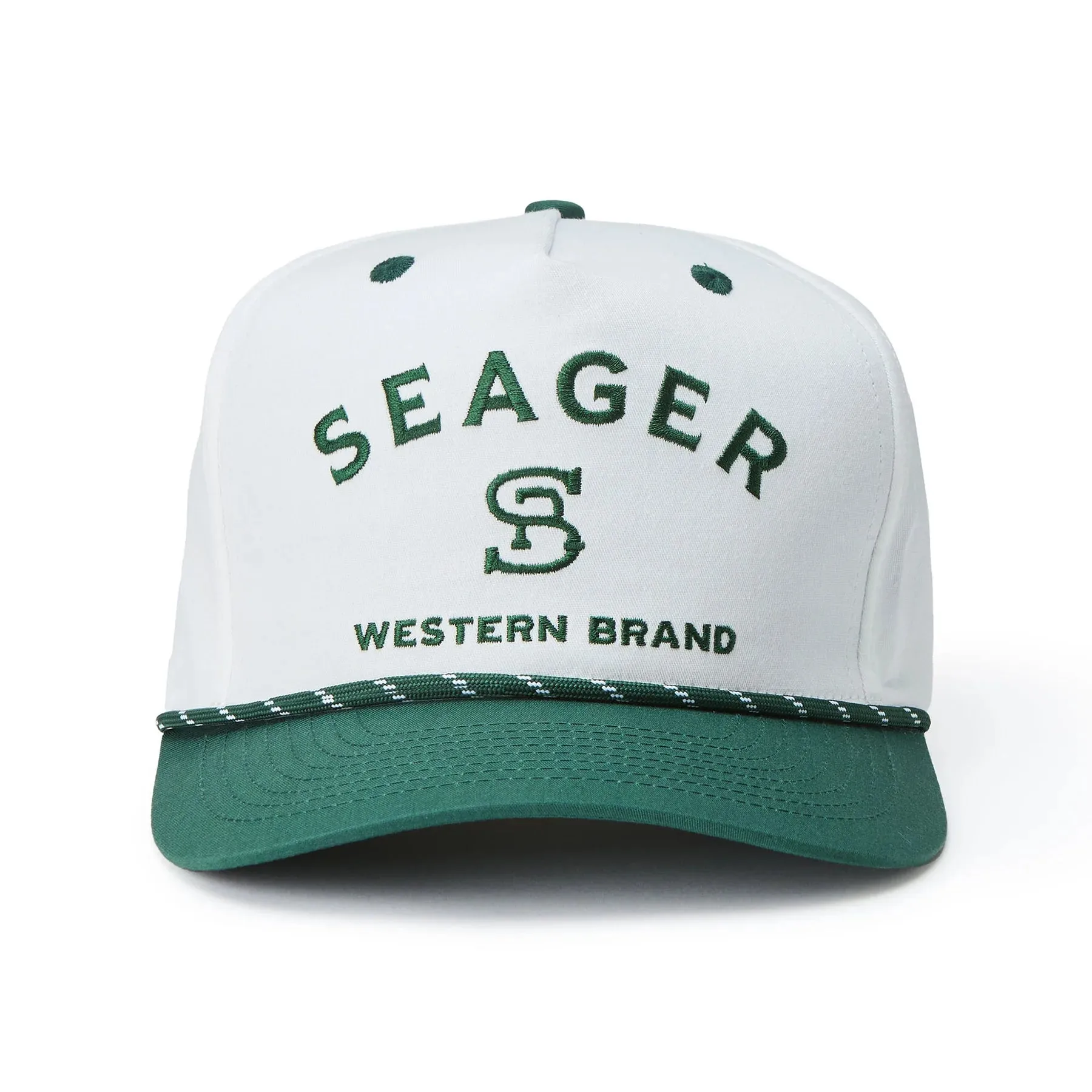 Seager Branded Snapback Cream/Geen