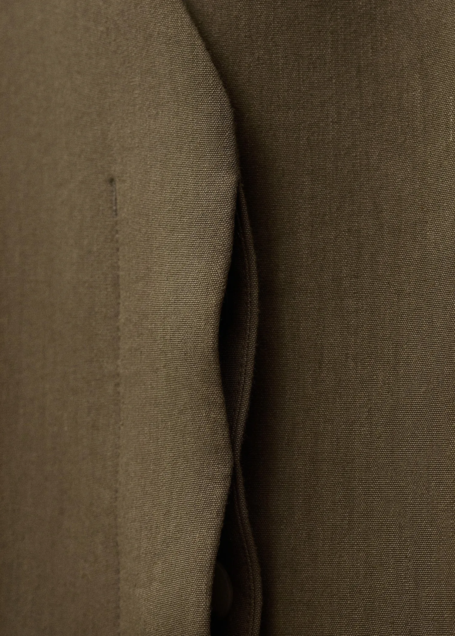 Seamless linen suit jacket