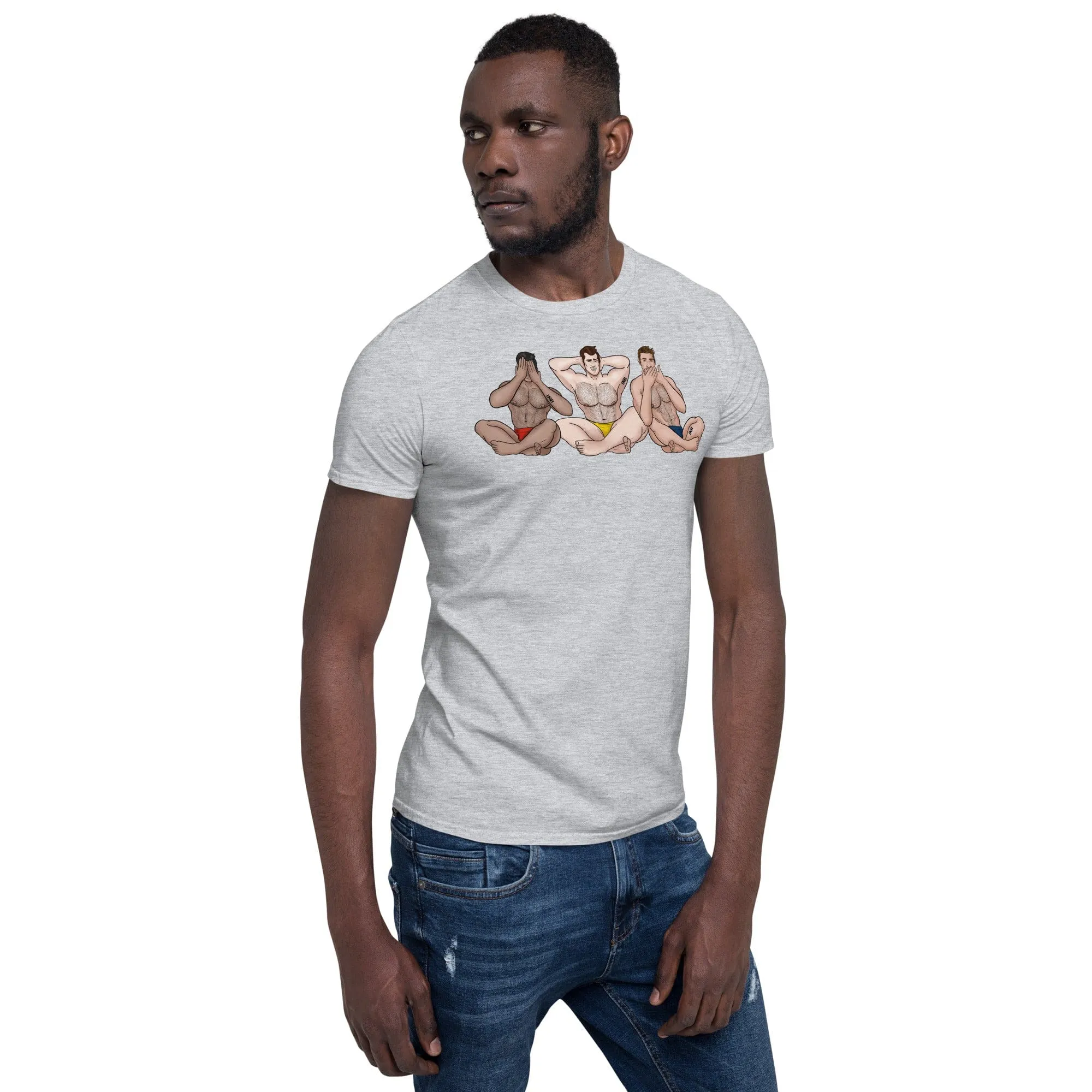 See No, Hear No, Speak No Evil Muscle Man T-Shirt