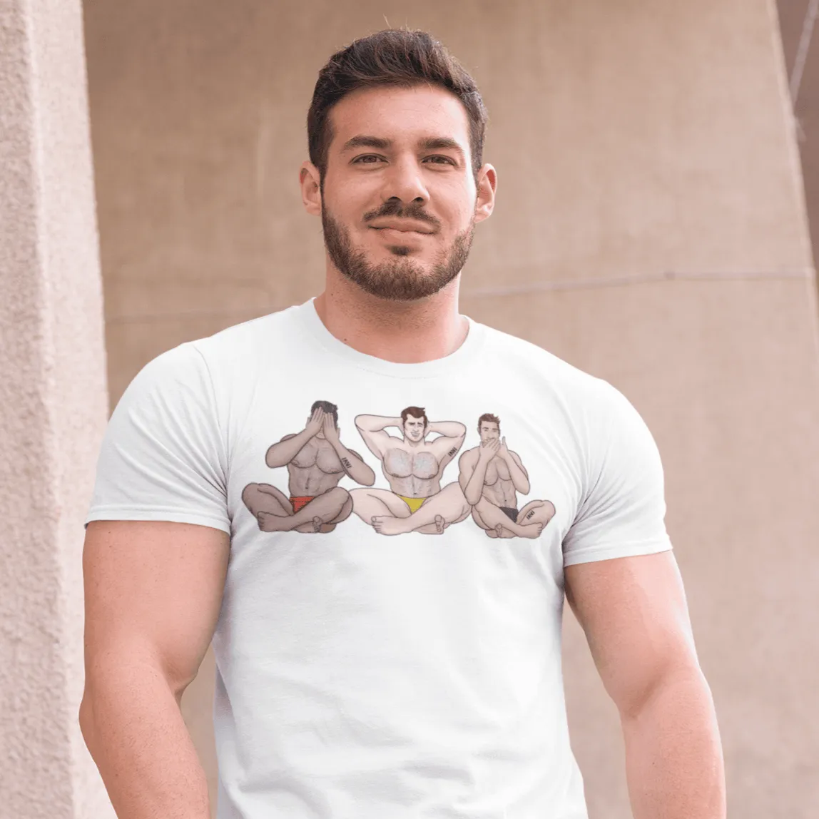 See No, Hear No, Speak No Evil Muscle Man T-Shirt
