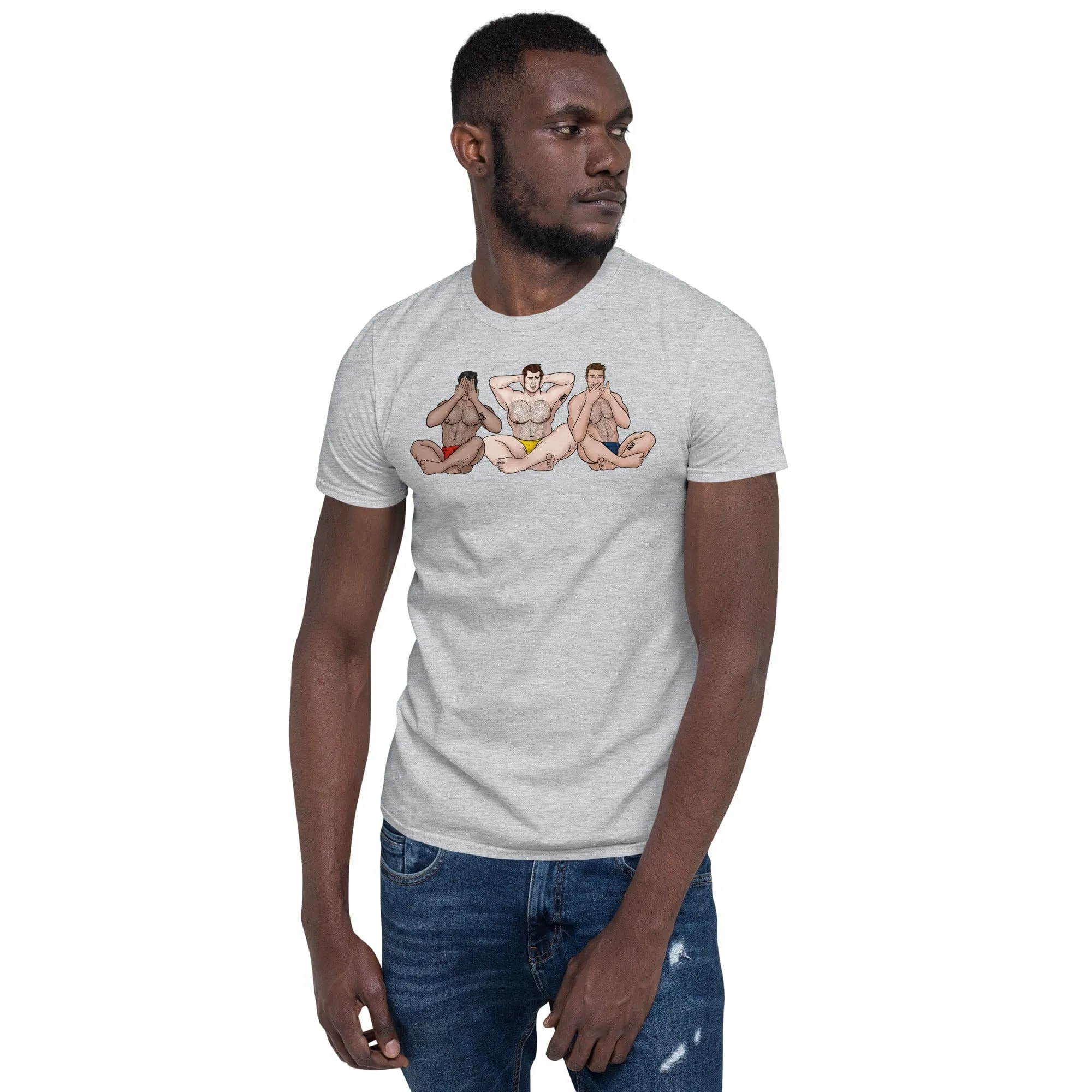 See No, Hear No, Speak No Evil Muscle Man T-Shirt