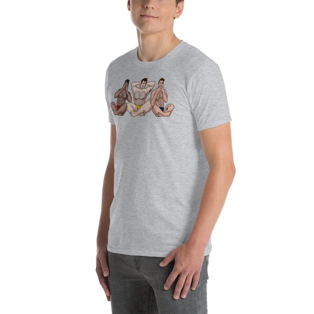 See No, Hear No, Speak No Evil Muscle Man T-Shirt