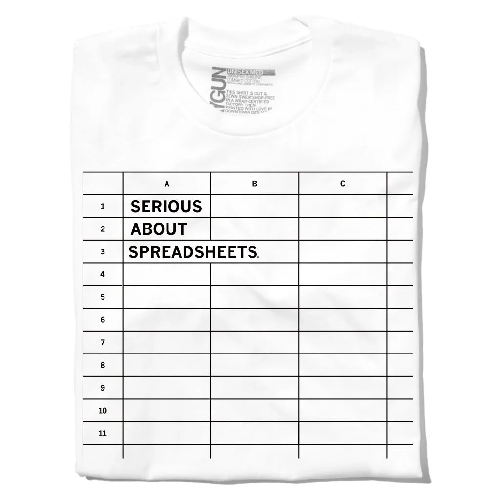 Serious About Spreadsheets