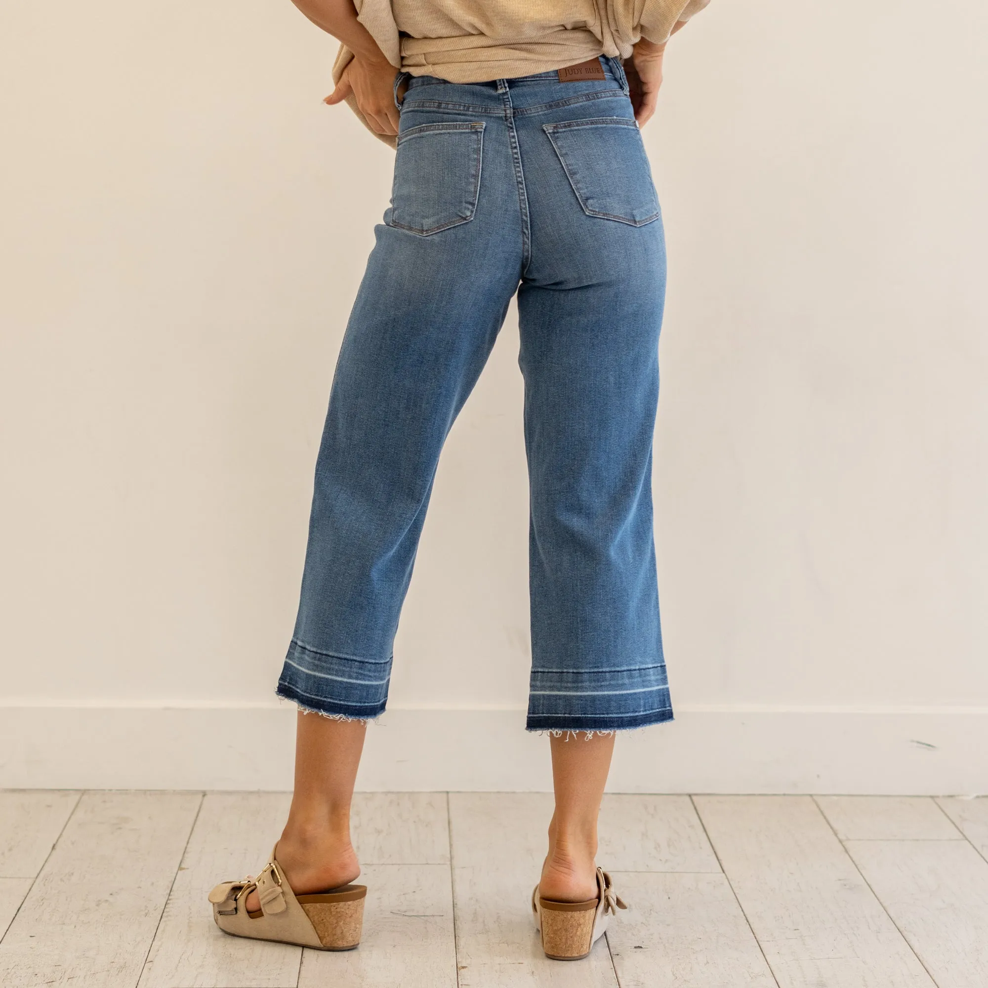 Sienna High Rise Wide Leg Crop Regular & Plus Sizes