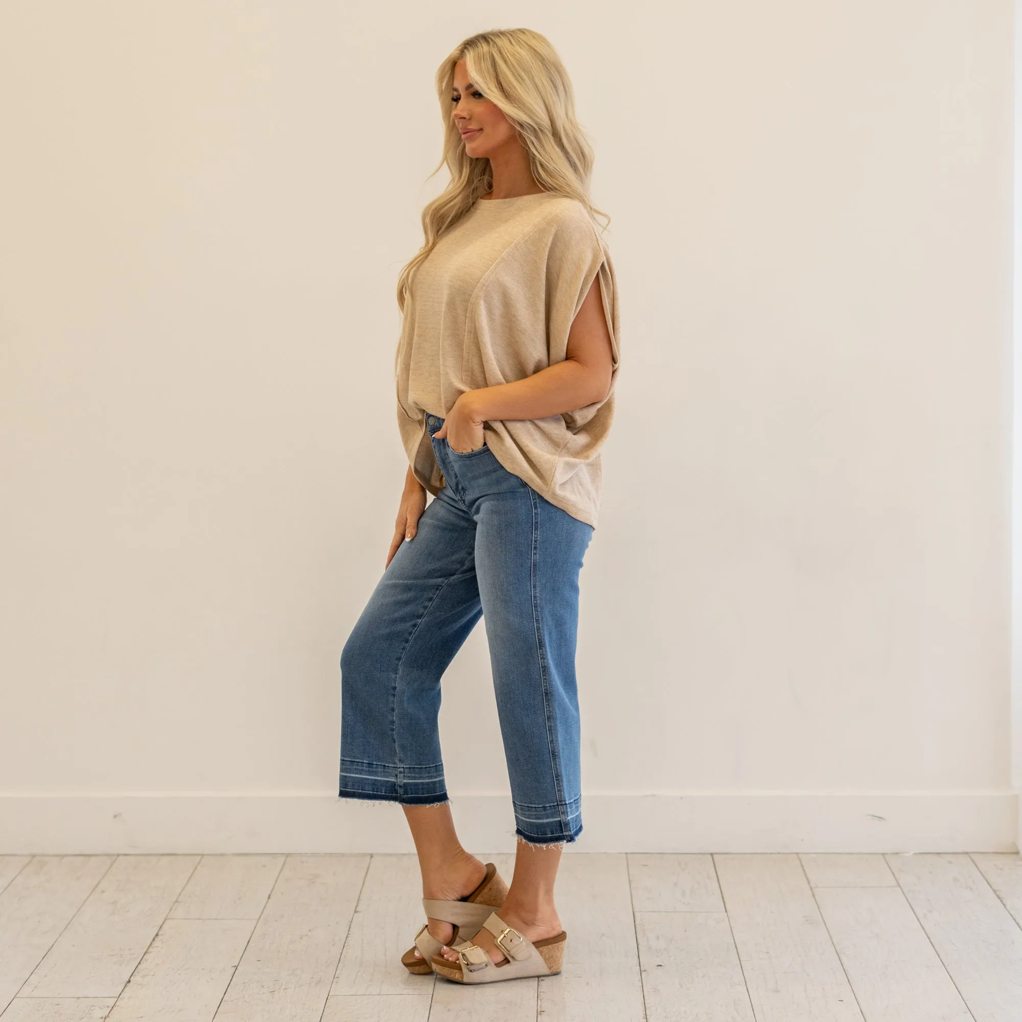 Sienna High Rise Wide Leg Crop Regular & Plus Sizes