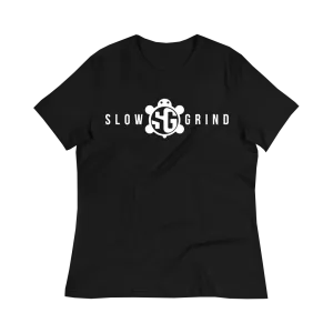 SlowGrind™️ Original Women’s Crop (Black/ White)