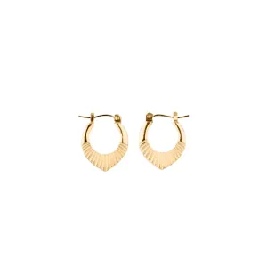 Small Vermeil Helios Hoops