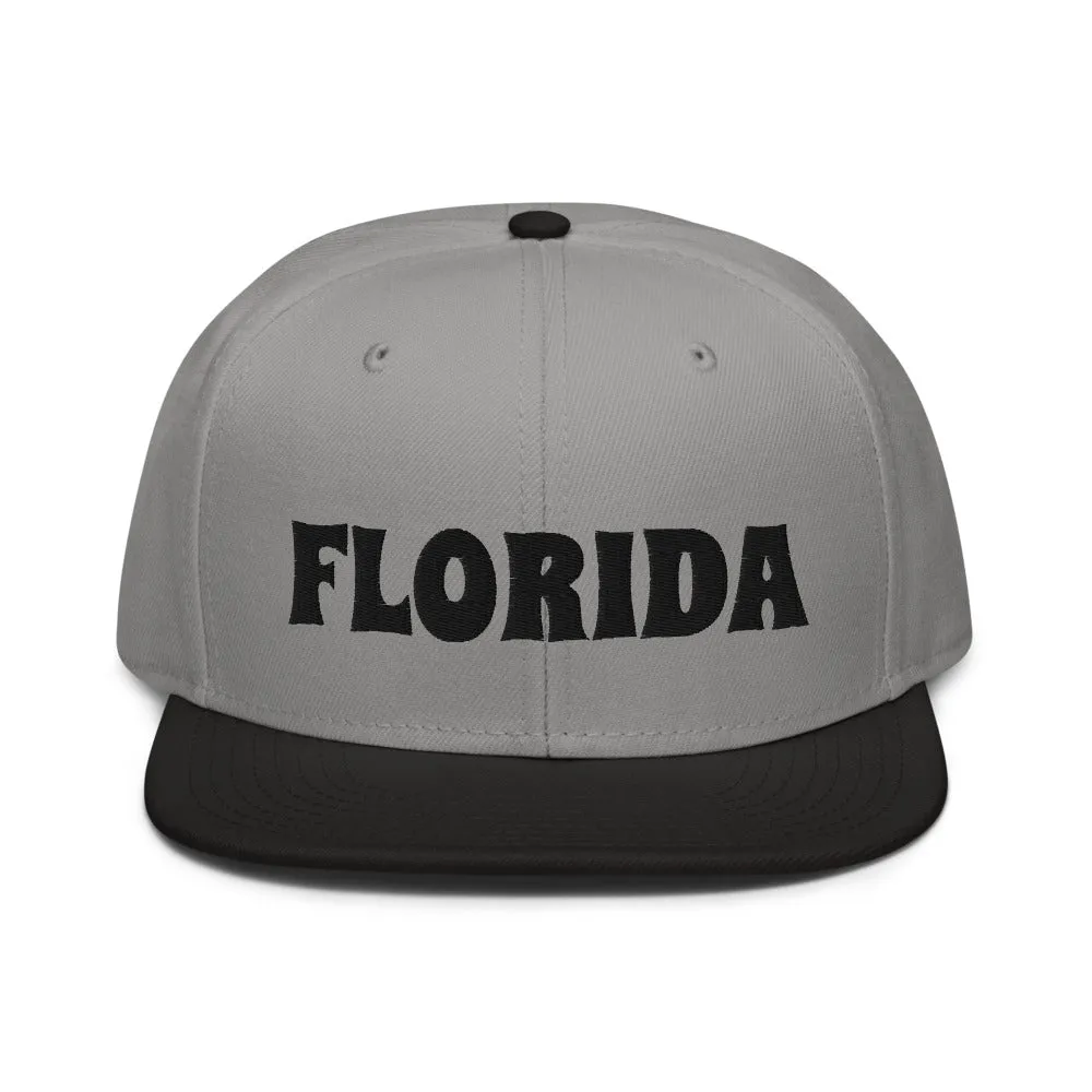 Snapback Hat "1053-0031 Florida (Black Logo)"