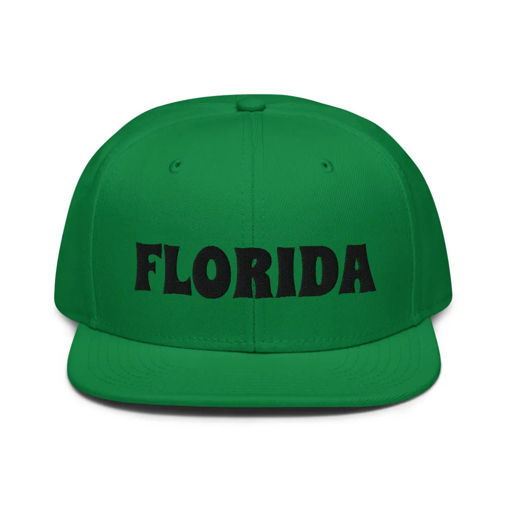 Snapback Hat "1053-0031 Florida (Black Logo)"