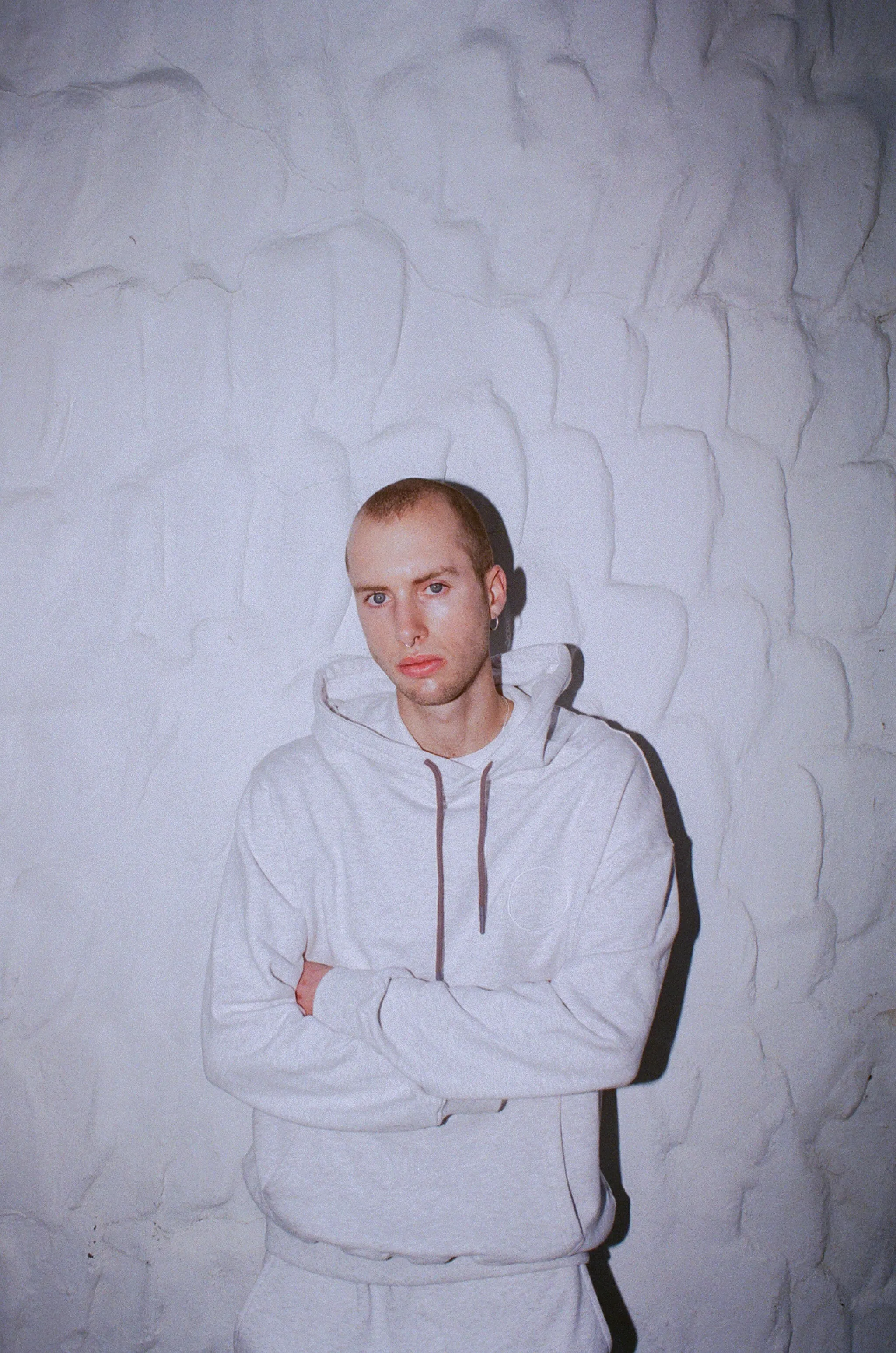 SOL SOL - Classic Logo Hoodie - Grey/White