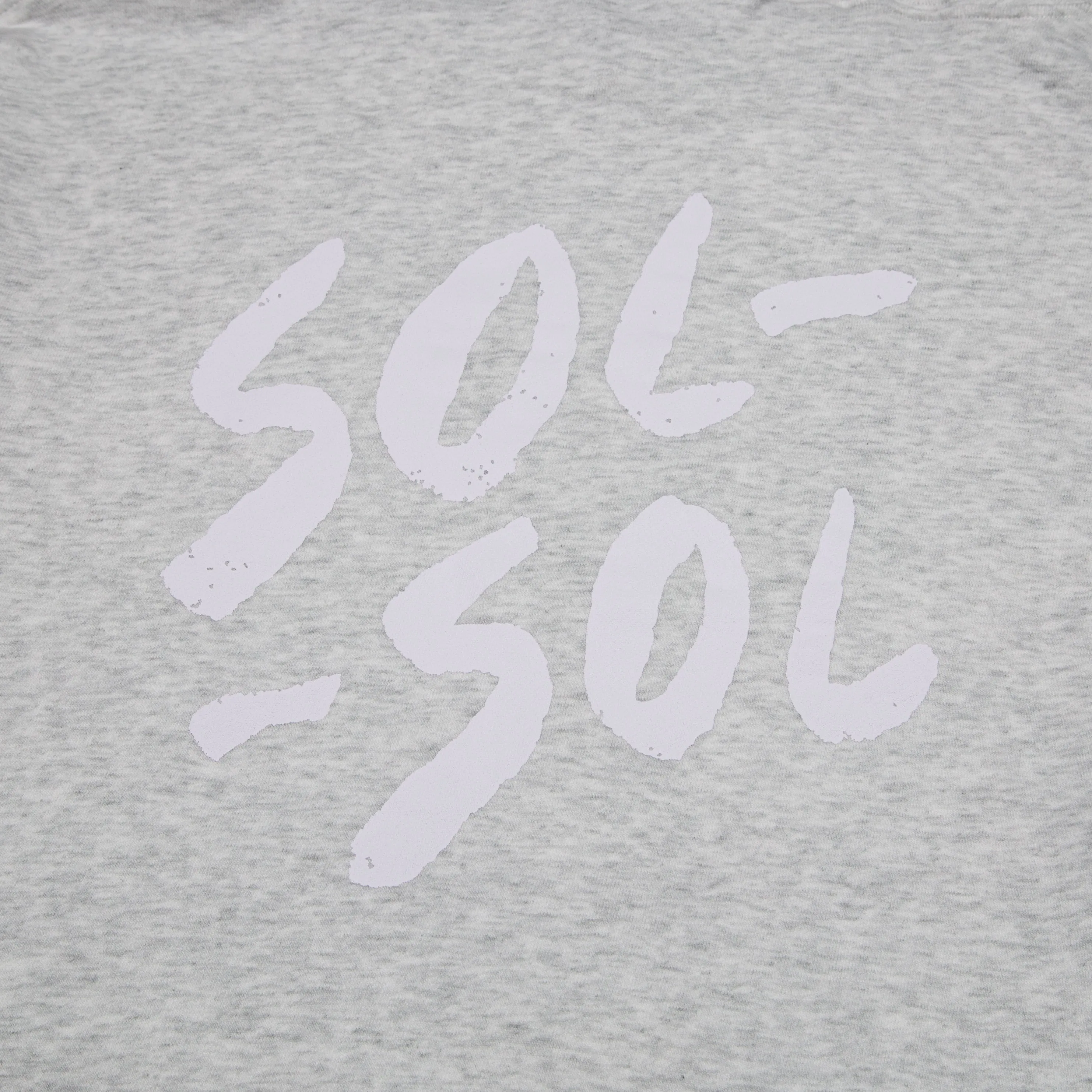 SOL SOL - Classic Logo Hoodie - Grey/White