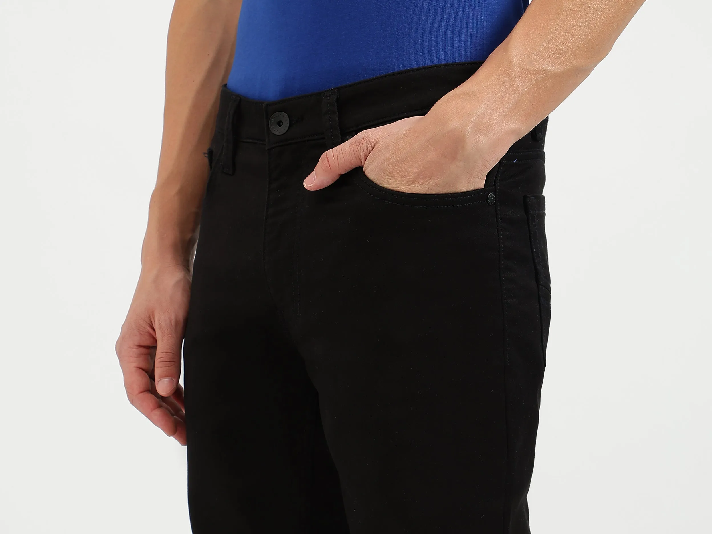 Solid Skinny Fit Jeans