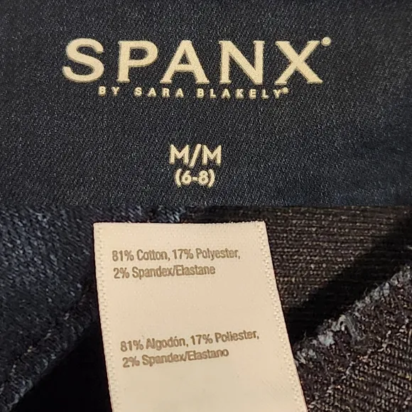SPANX Alexia Denim Legging High Waisted Skinny Jeans Slimming Medium 6 8
