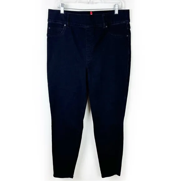 Spanx Black Jeans pull-on ankle skinny size: 1XT