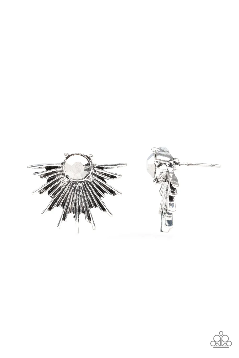 Starry Light Silver Post Earring