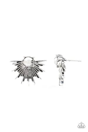 Starry Light Silver Post Earring