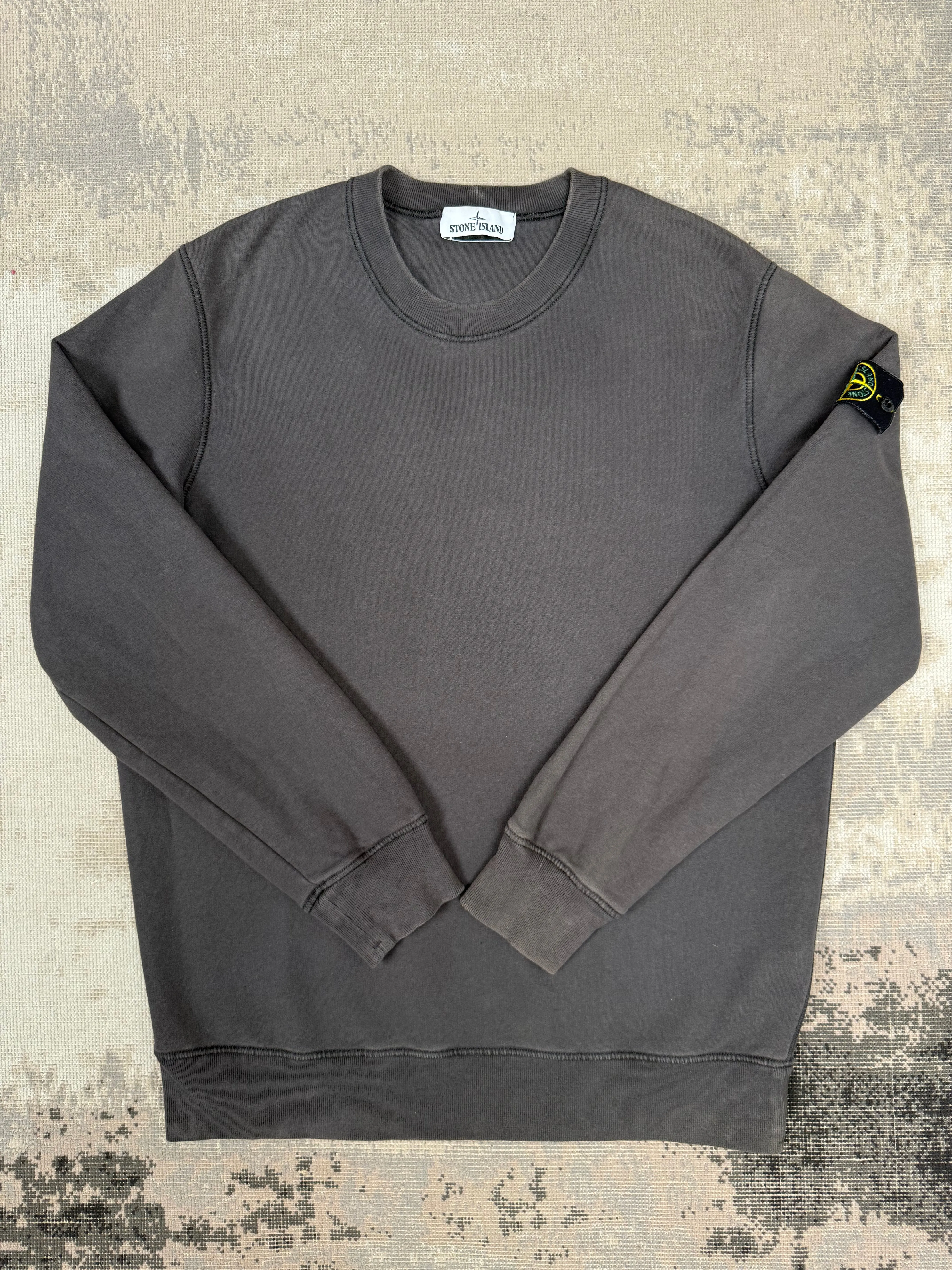 Stone Island Badge Sweatshirt - Grey