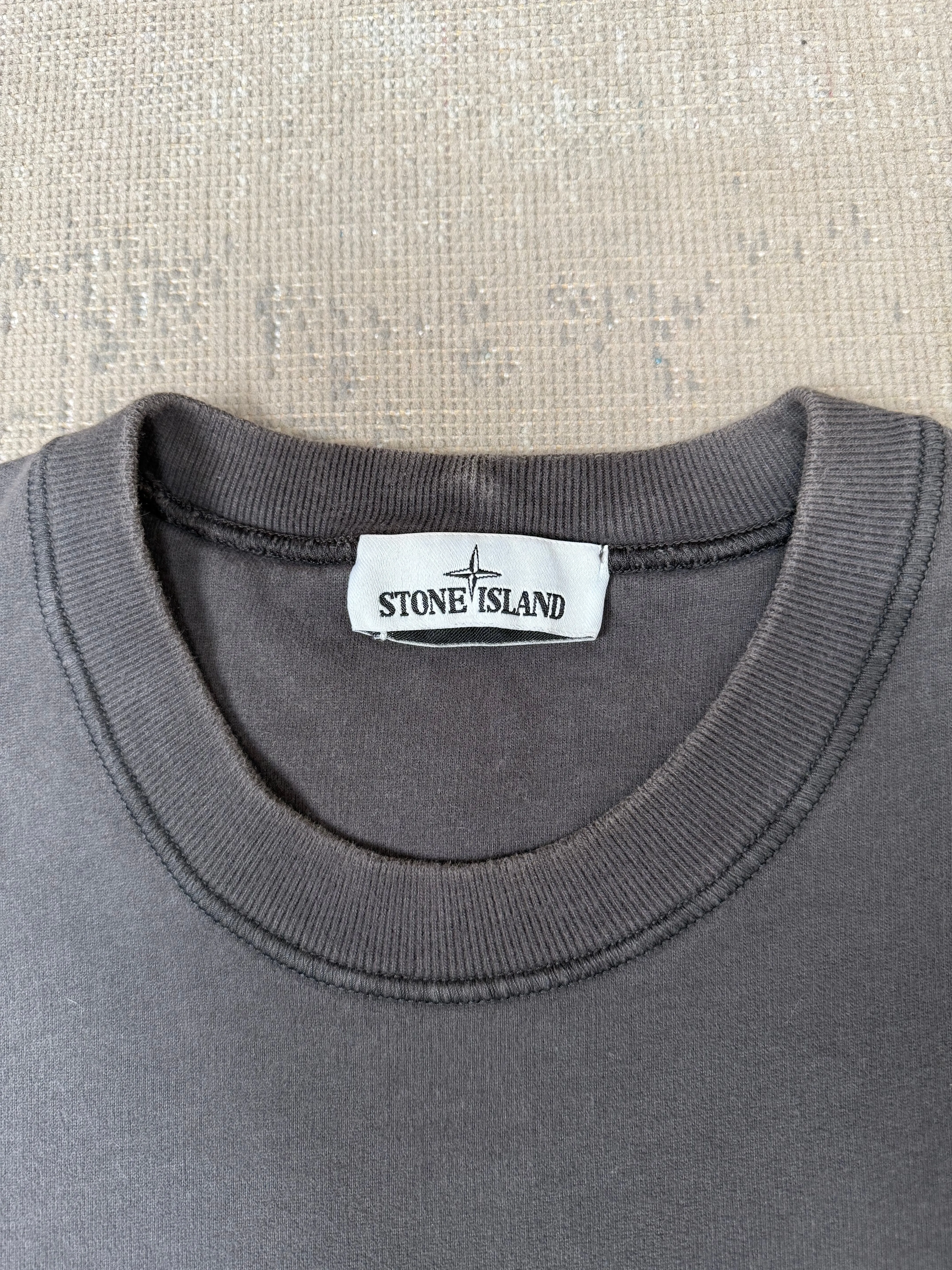 Stone Island Badge Sweatshirt - Grey
