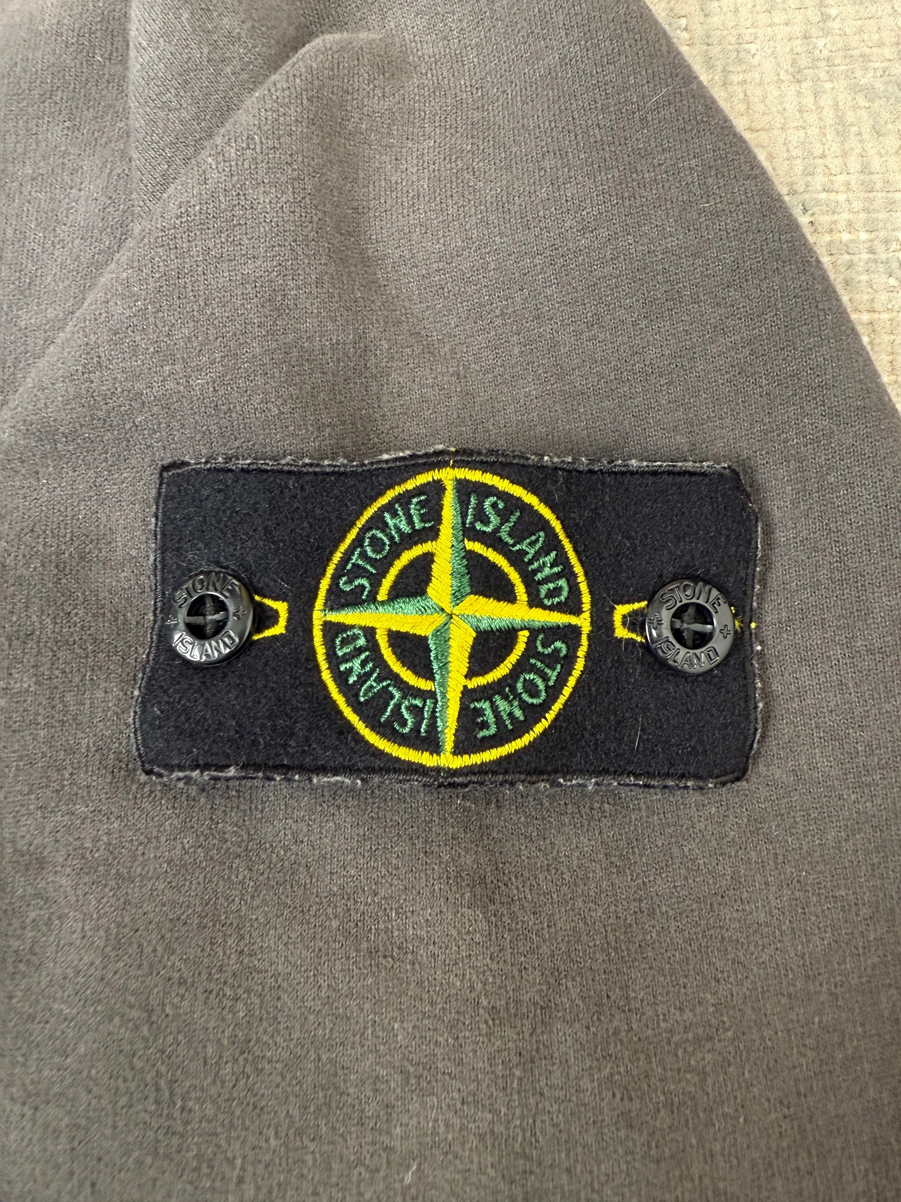 Stone Island Badge Sweatshirt - Grey