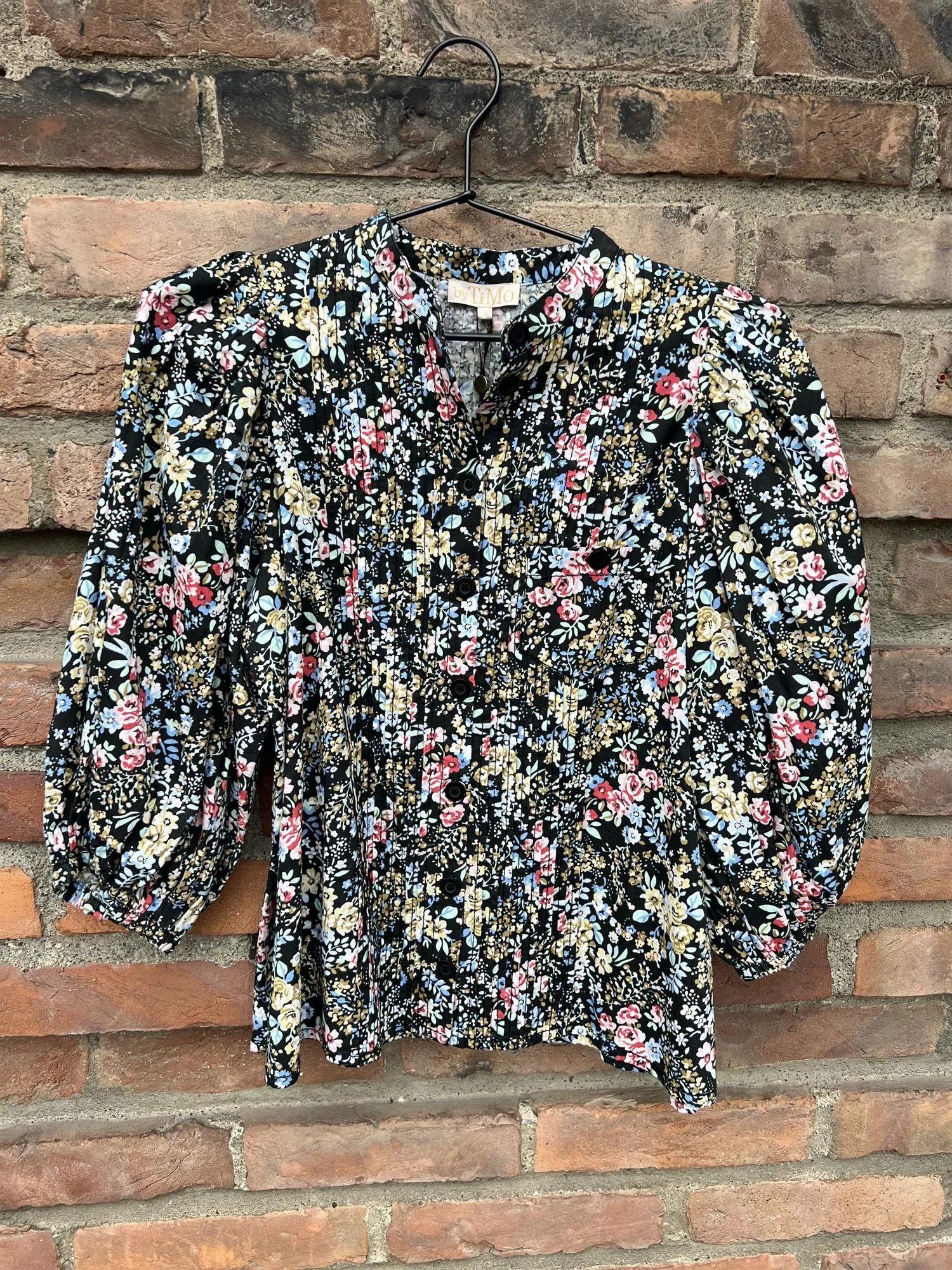 Structured Cotton Shirt Midnight Field