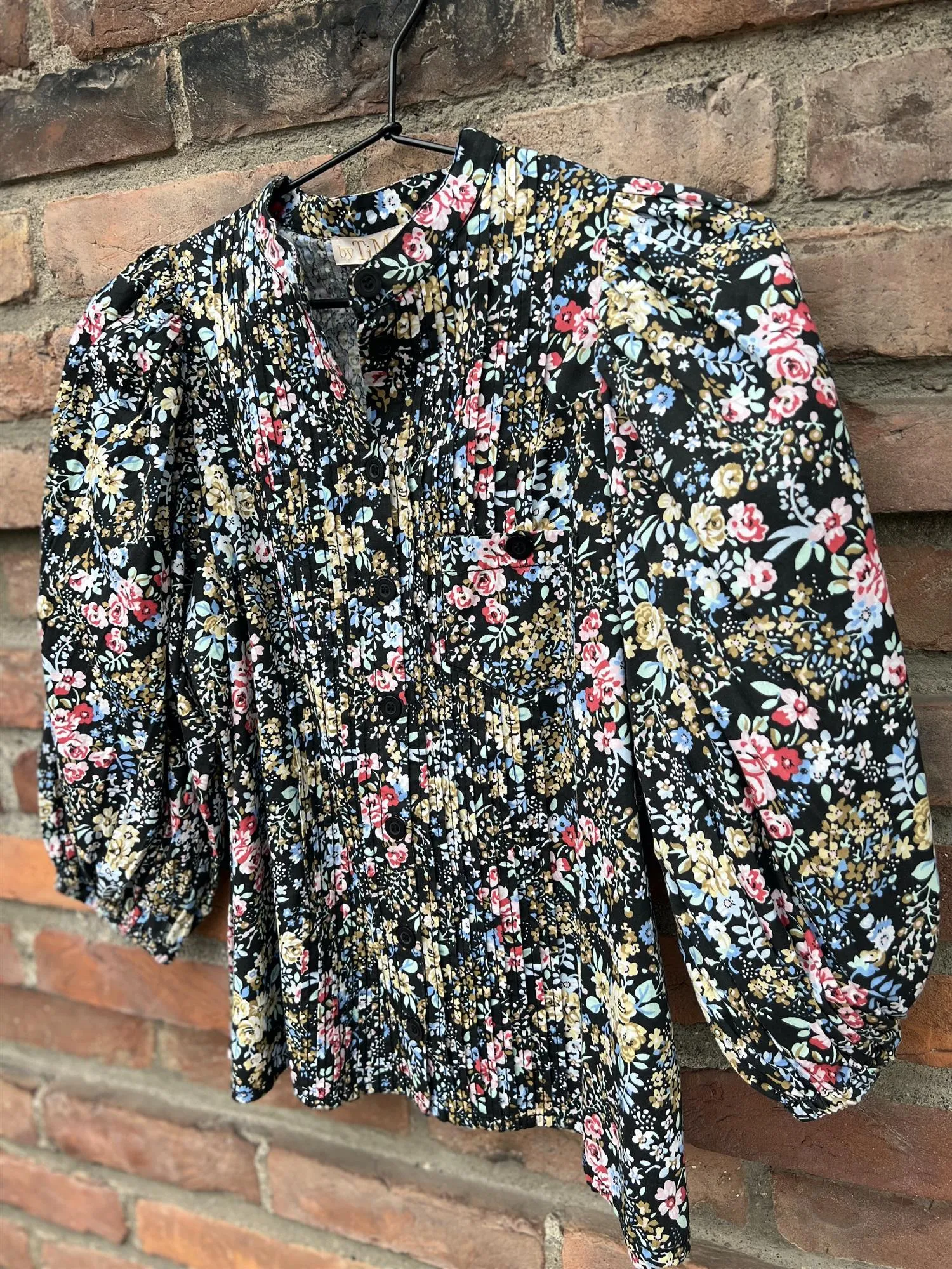 Structured Cotton Shirt Midnight Field