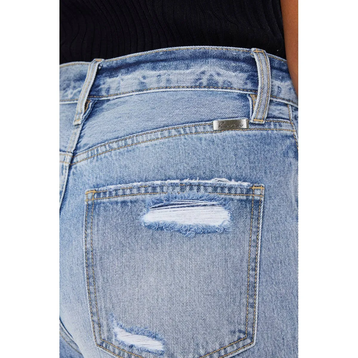 Structured Light Wash KanCan Jeans