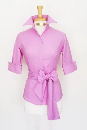 SUMMER RIDE SHIRT WITH SASH IN BALLERINA
