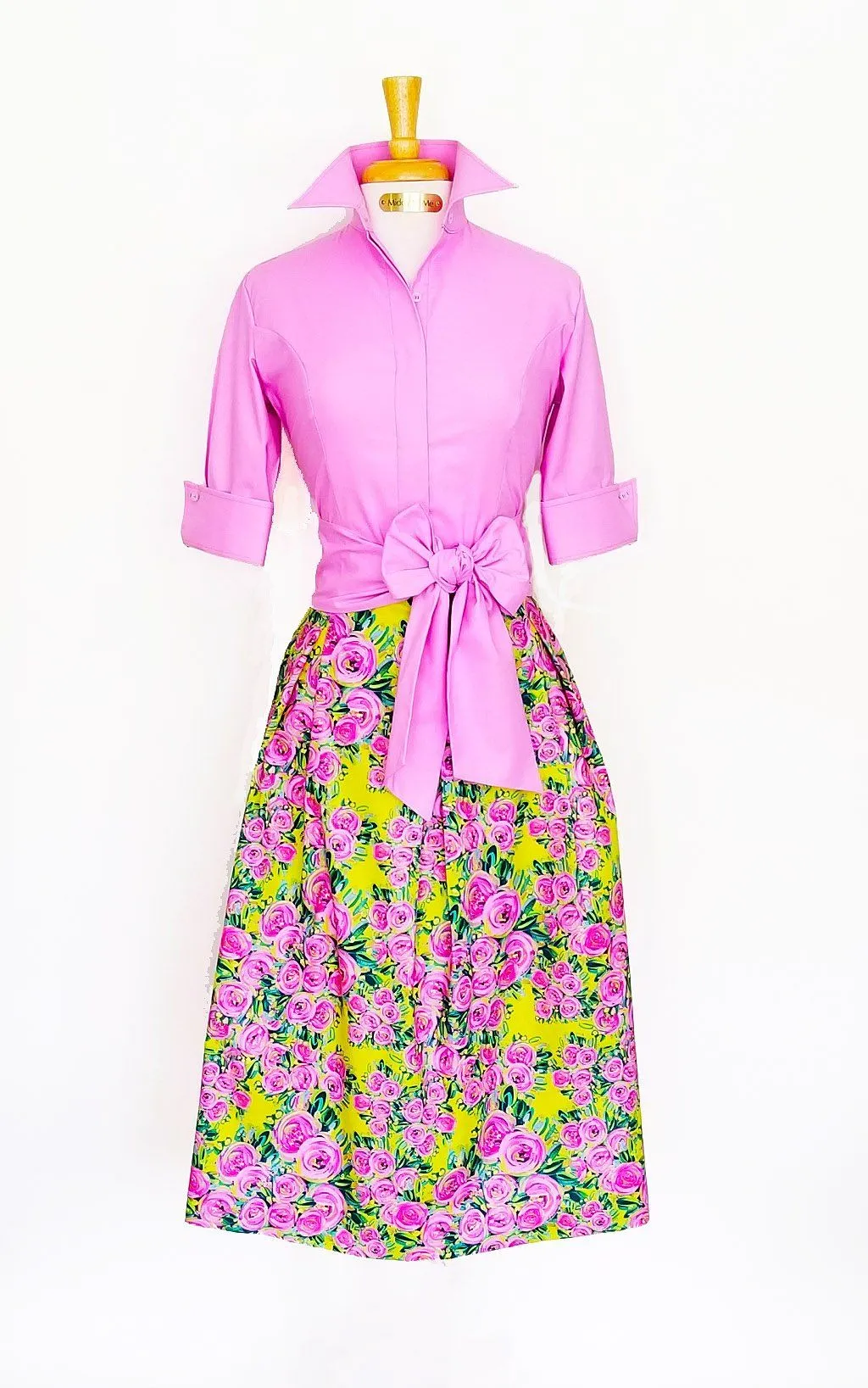 SUMMER RIDE SHIRT WITH SASH IN BALLERINA