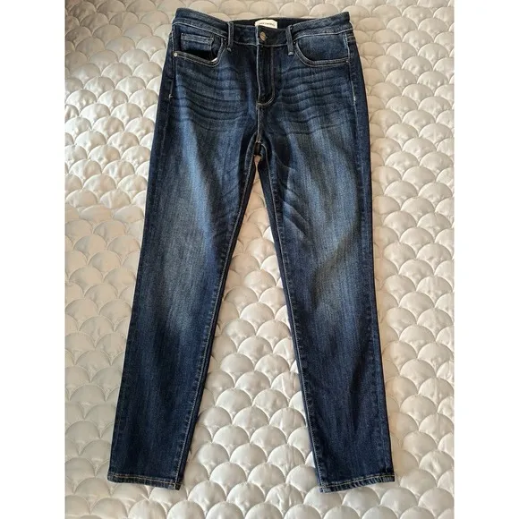 Sundance Driftwood Jackie Jeans Women's 28 High Rise Ankle Length 27 Dark