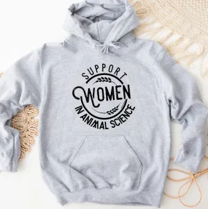 Support Women in Animal Science Hoodie (S-3XL) Unisex - Multiple Colors!